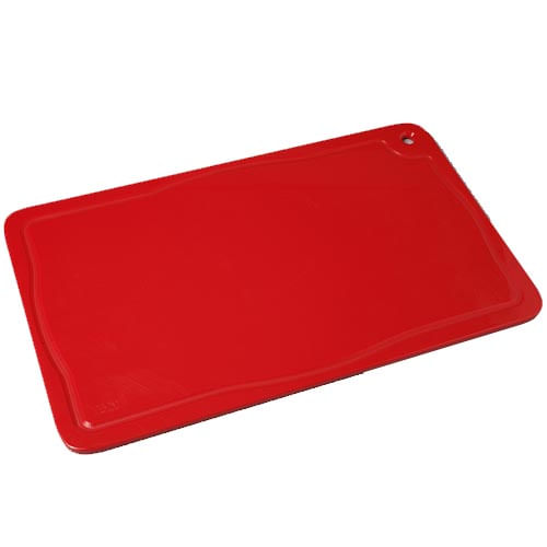Placa De Corte C/ Canal 30x50x1cm (155) Vermelha  Pronyl