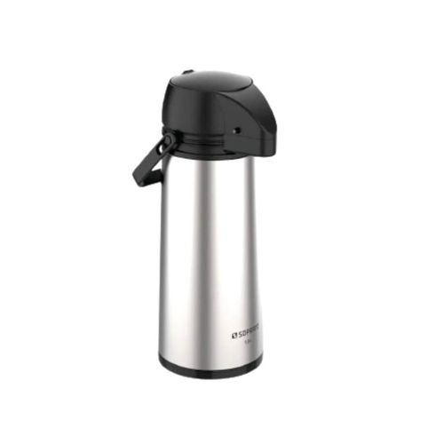 Garrafa Termica Single Inox/Preto Soprano