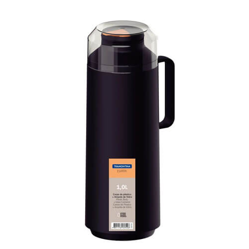 Garrafa Termica Exata  1lt Preta 61637/103 Tramontina