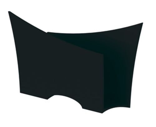 Porta Guardanapo Plastico Preto (320- Pr) Uz