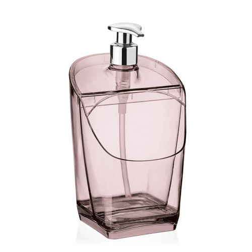 Porta Detergente Plastico Rosa Translucido (354-Ros) Uz