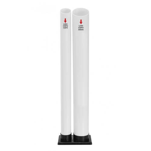 Dispensador Copos 2 Tubos Le14  Agua/Cafe Jsn
